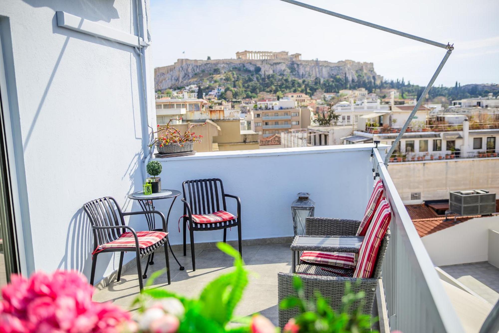 Sandra"S Acropolis View Penthouses Aten Exteriör bild